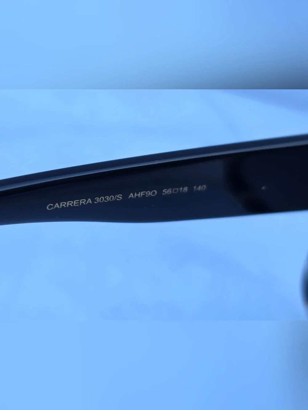 Carrera 3030/S Oversized Sunglasses White Havana Tortoise Gradient Lenses